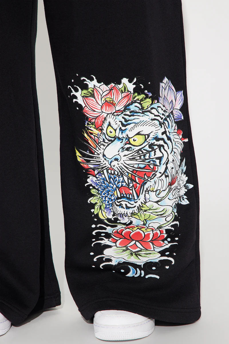 Ed Hardy Dreams Pant Set - Black