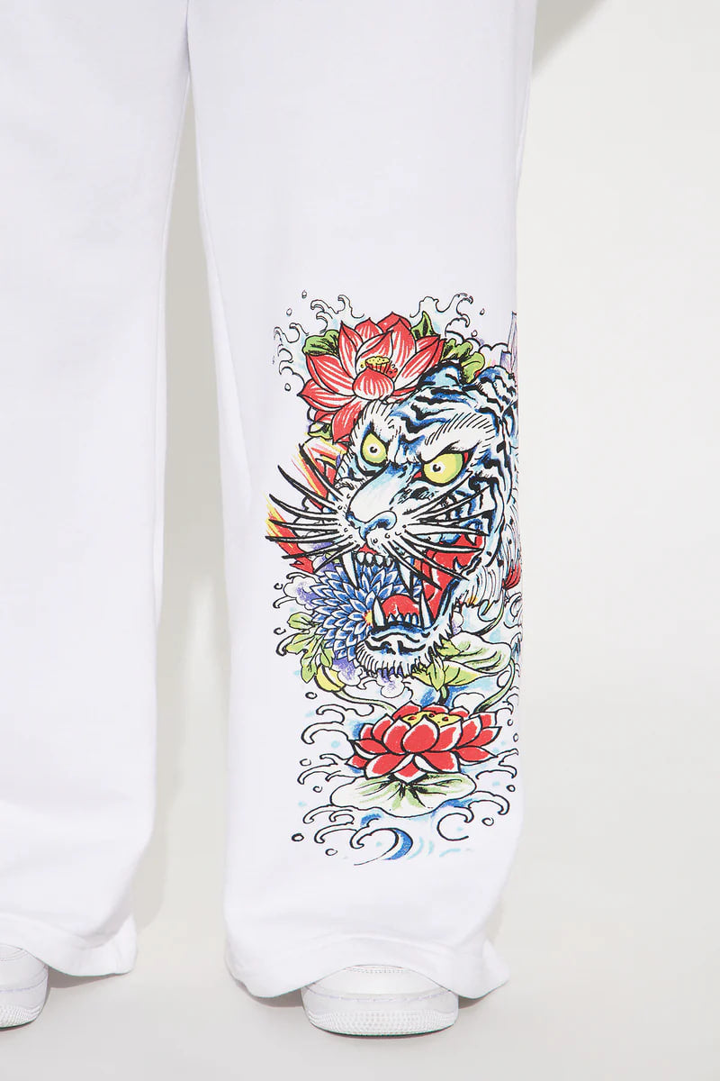 Ed Hardy Dreams Pant Set - White