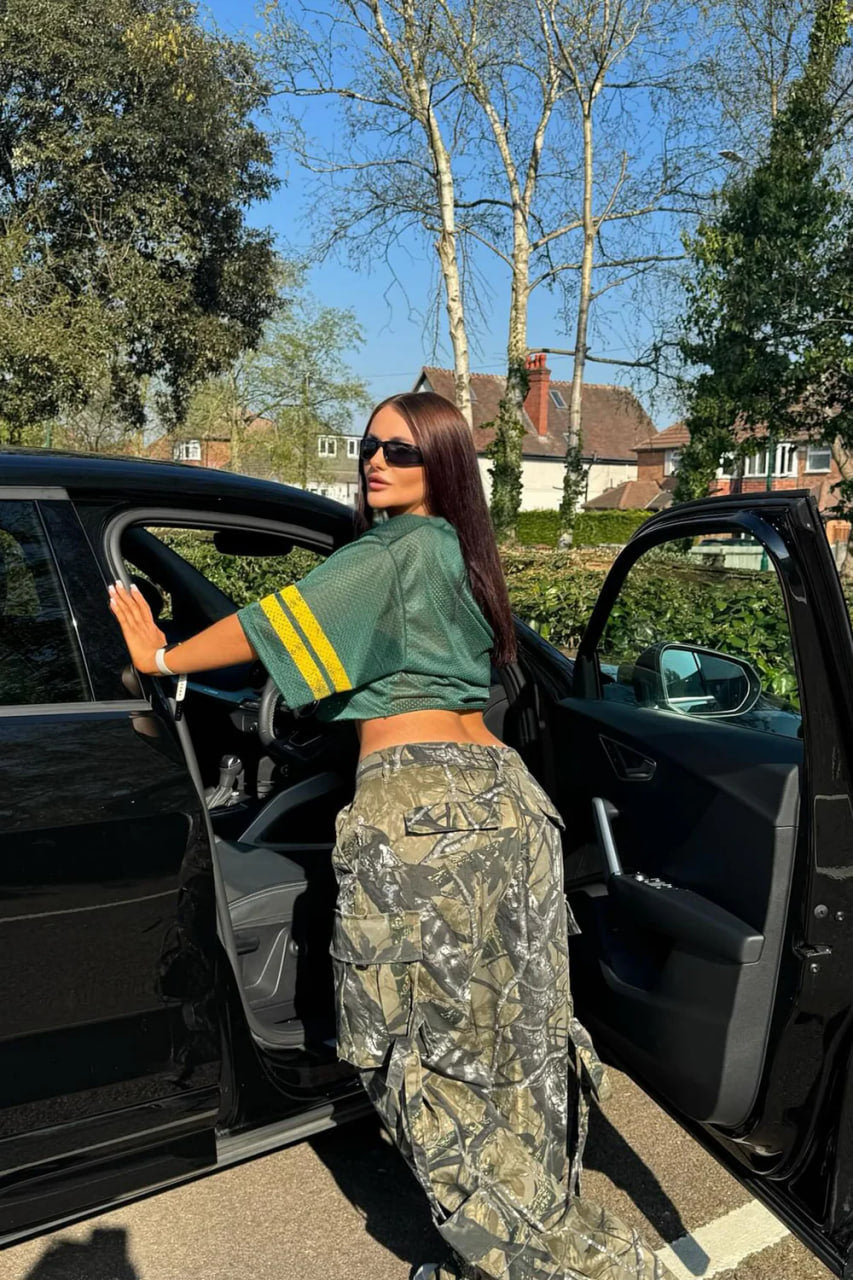 Level You Up Tree Camo Cargo Pant - Olive/combo