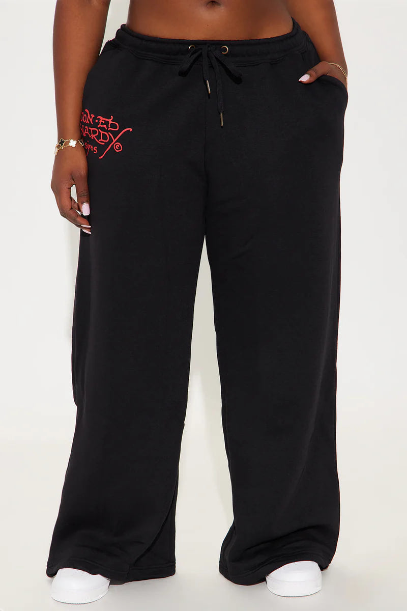 Love Kills Ed Hardy Pant - Black